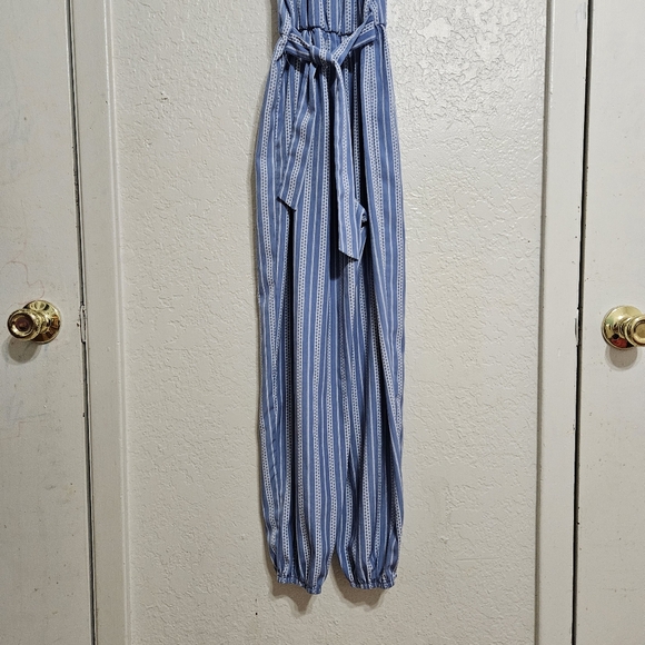 "Jenna & Jessie" Short Sleeves Pants Jumpsuit Romper - Picture 5 of 6